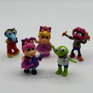 Disney Jr Muppet Babies Just Play Toys Mini Figure LOT Kermit Gonzo Animal Piggy